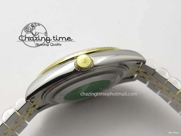 MiroTime 0108 DayDate II 41mm MK Best Edition SS RG Wrapped Sliver Dial Roman Marker On Bracelet A Casual 4005